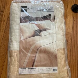 Adidas Cream and Tan Comforter Set